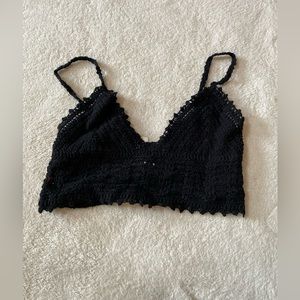 Hem and Thread Crochet Top NWT